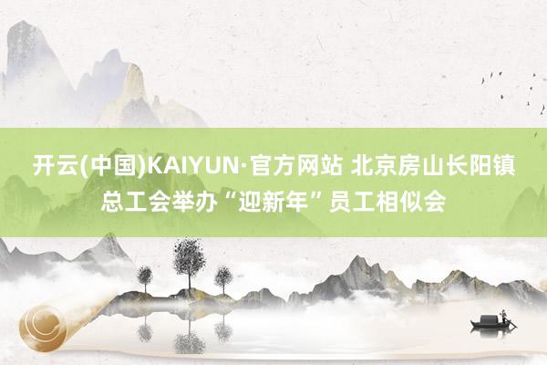 开云(中国)KAIYUN·官方网站 北京房山长阳镇总工会举办“迎新年”员工相似会