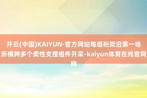 开云(中国)KAIYUN·官方网站每组桁架沿第一场所横跨多个柔性支捏组件开采-kaiyun体育在线官网