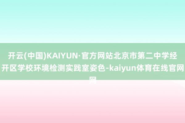 开云(中国)KAIYUN·官方网站北京市第二中学经开区学校环境检测实践室姿色-kaiyun体育在线官