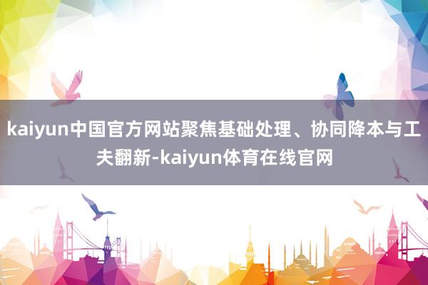 kaiyun中国官方网站聚焦基础处理、协同降本与工夫翻新-kaiyun体育在线官网